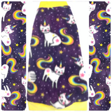 Celestial Caticorns on Purple Fleece "Caticorns"