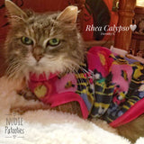 Sphynx Cat Fleece Clothes / clothes for cats/ cat overalls /cat shirt/ cat sweater/ cat sweatshirt/ pet sweater/ Sphynx cat clothes/ Sphynx clothing / cats clothes/ shirt for cat/ cat clothes/ tattoo/ skull/ designer cat clothes/ cat pjs