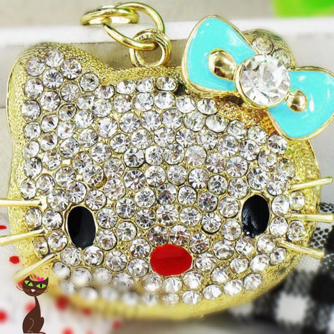 Cat Rhinestone Face Charm Green Bow - Nudie Patooties  Sphynx cat clothes for your sphynx cat, sphynx kitten, Donskoy, Bambino Cat, cornish rex, peterbald and devon rex cat. 