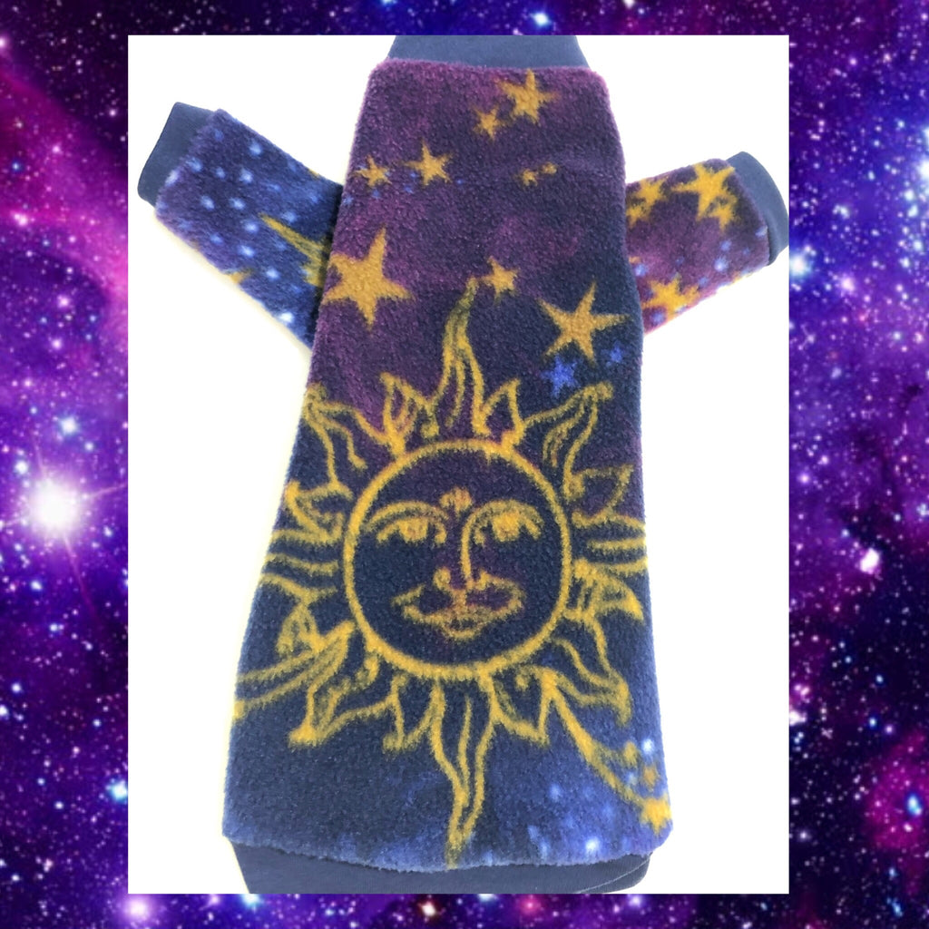 Long Sleeve Purple, Navy and Gold Celestial Fleece "Celestial"