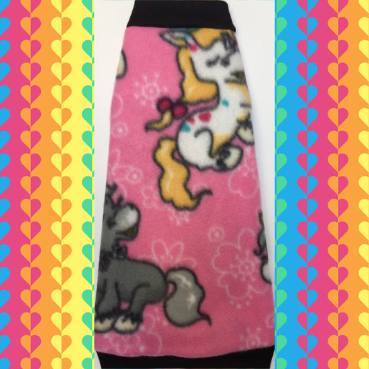 Pink Pony Fleece "Giddy Up" - Nudie Patooties