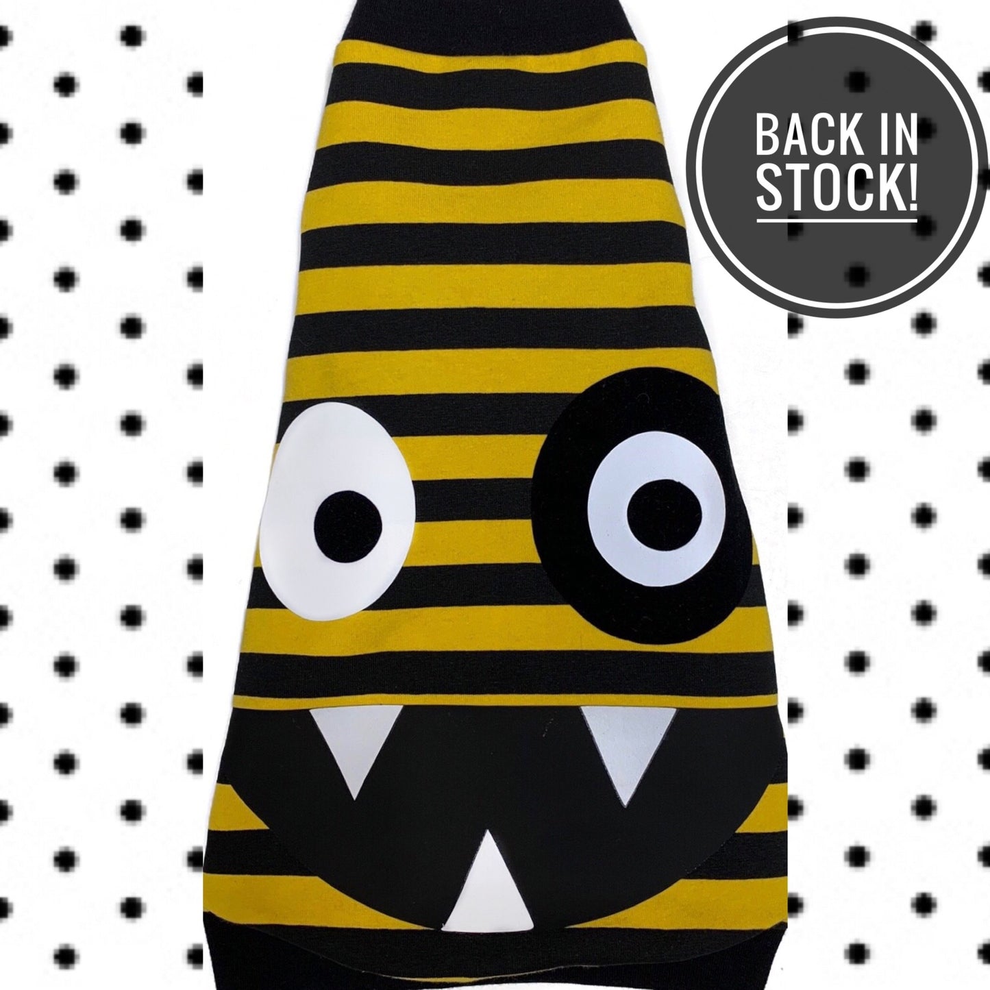 Yellow and Black Stripe "Monster Mash"