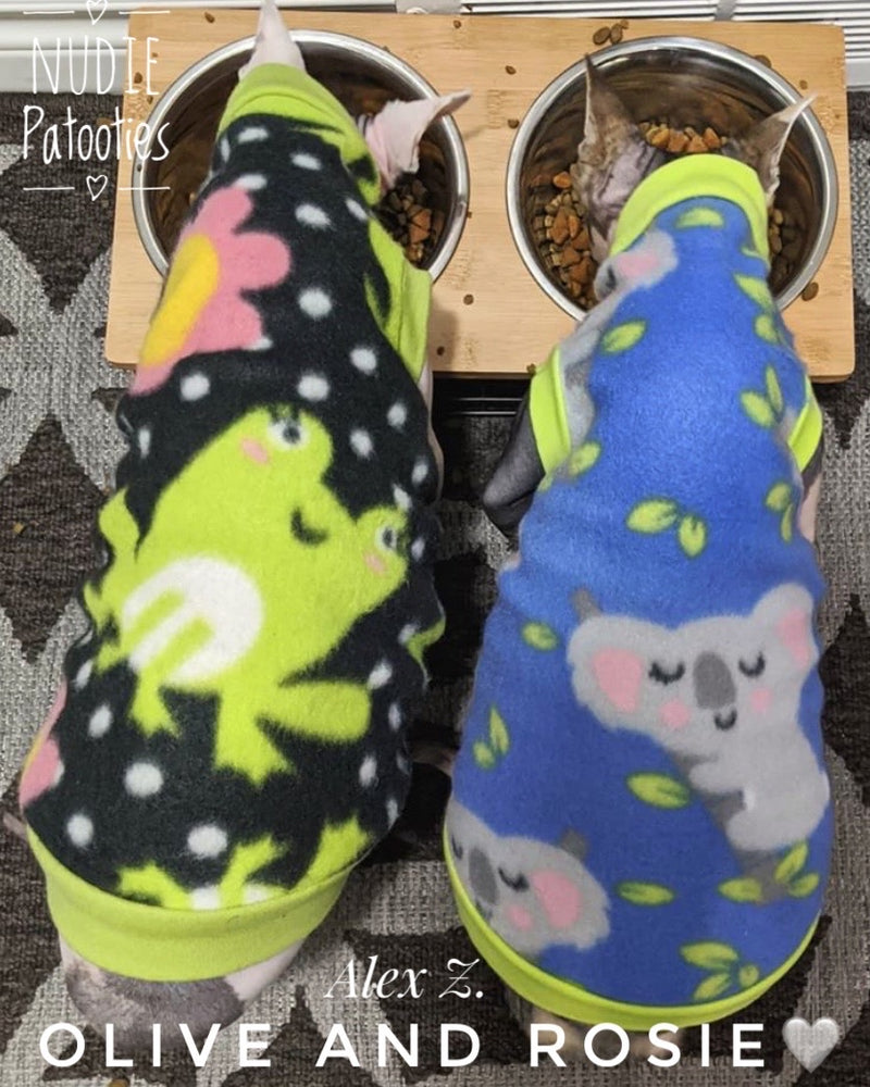 Blue Koala Bear Fleece "G'Day Mate"