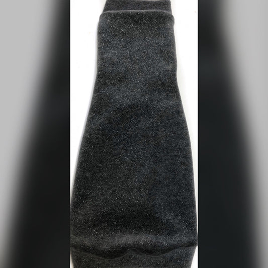 Grey Sparkly Velour