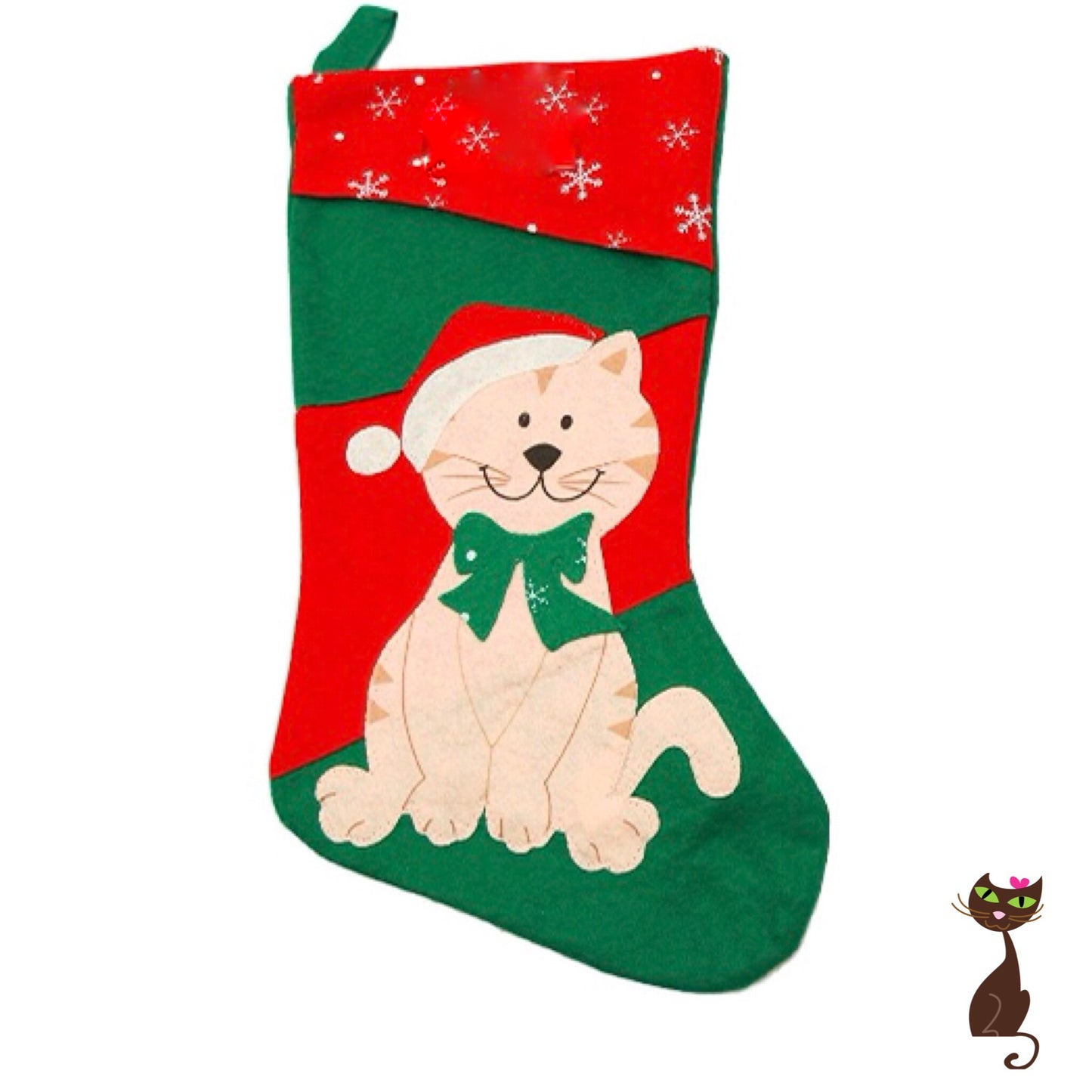 Christmas Stocking for Cats - Nudie Patooties  Sphynx cat clothes for your sphynx cat, sphynx kitten, Donskoy, Bambino Cat, cornish rex, peterbald and devon rex cat. 