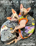 Charcoal Gray Halloween Unicorn Fleece "Unicorn Witch"