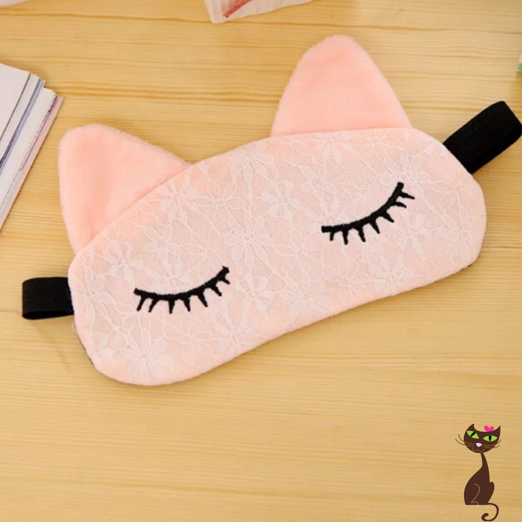 Cat Lace Sleeping Eye Mask - Nudie Patooties  Sphynx cat clothes for your sphynx cat, sphynx kitten, Donskoy, Bambino Cat, cornish rex, peterbald and devon rex cat. 