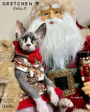 Christmas Leopard Santa "Wild Santa"