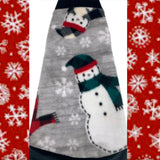Snowmen on Gray Fleece "Jingles"