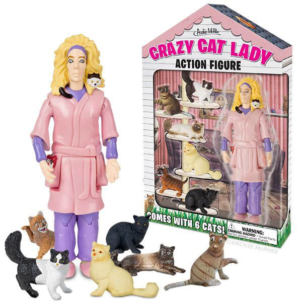 The Crazy Cat Lady Action Figure - Nudie Patooties